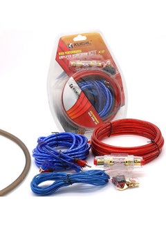 Buy Car Audio Speakers Wiring kits Cable Amplifier Subwoofer Speaker Installation Wires Kit 10GA Power Cable 60 AMP Fuse Holder in UAE