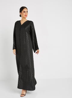 Buy Stone Hand Work Abaya Black in UAE