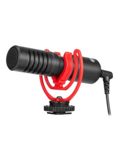 Buy Super-Cardioid Condenser Shotgun Microphone BY-MM1+ Black/Red/Grey in UAE