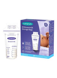 Buy 25-Piece Breastmilk Storage Bag Set in UAE