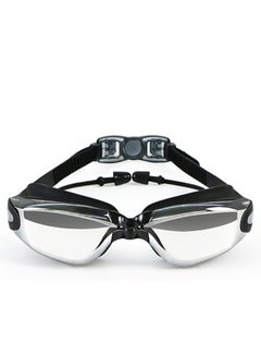 Buy 3 In 1 Mirrored Swimming Goggles With Ear Plugs in Saudi Arabia