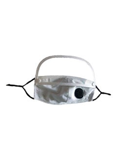 Buy Detachable Shield Mask White/Black 23x17cm in UAE