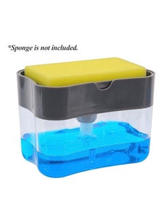 Buy Detergent Pump Dispenser Automatic Dishwashing Kitchen Soap Dispenser Multicolour 14.5*10*13cm in UAE