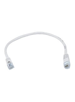 Buy Snagless Short Cat 6 Ethernet Cable White in UAE