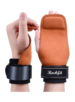 Buy Weight Training Wrist Gloves Grip Regular in UAE