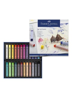 اشتري مجموعة أقلام طباشير ناعمة بألوان الباستيل مكونة من 24 قطعة متعدد الألوان في الامارات