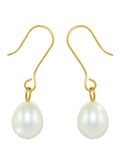 اشتري 10K Gold Pearl Earrings في الامارات