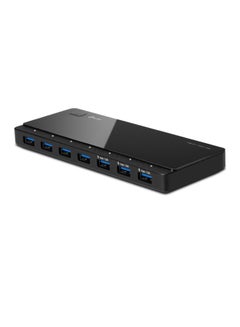Buy USB 3.0 7-Port Hub Black in Saudi Arabia