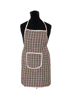 Buy Cotton Home Use Apron Free Size Multicolor Free Centimeter Pink/Green/White in Egypt