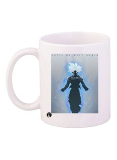Buy Anime Dragon Ball Printed Coffee Mug White/Blue/Black in Egypt
