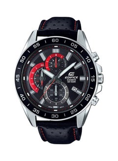 Buy Men's Edifice Water Resistant Chronograph Watch EFV-550L-1AVUDF - 53 mm - Black in UAE