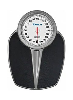 Buy Analog Big Dial Bathroom Scale Black/Grey 0kg in Egypt