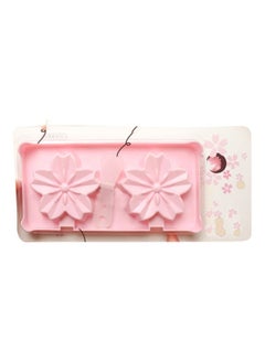 Buy Floral Themed Ice Cream Mould Pink 28x3x14cm in Saudi Arabia