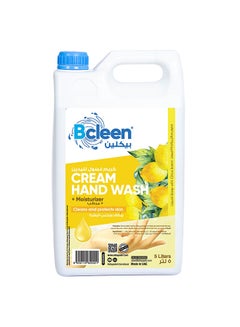 Buy Cream Hand Wash Plus Moisturizer With Citrus Scent 5Liters in UAE