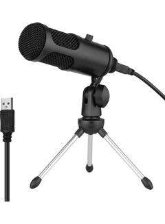 Buy USB Condenser Microphone Set Black in UAE