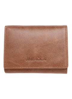 Buy Leather Wallet Light Brown in Saudi Arabia