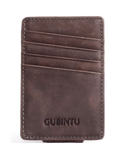 Buy Ultra Thin Metal Wallet Coffee in Saudi Arabia