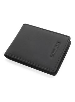 Buy Leather Wallet Black in Saudi Arabia