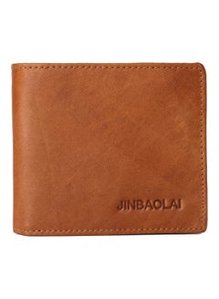 Buy Leather Wallet Brown in Saudi Arabia