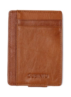 Buy Leather Wallet Brown in Saudi Arabia