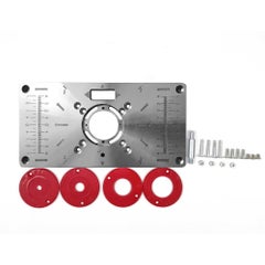 اشتري Router Table Insert Plate Trimmer Engraving Machine Tool Multicolor 25.00 X 7.00 X 13.00cm في السعودية