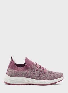 Buy Knitted Comfort Purple/Pink in Saudi Arabia