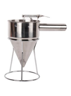 Buy Stainless Steel Pancake Batter Dispenser Silver 1000ml in UAE