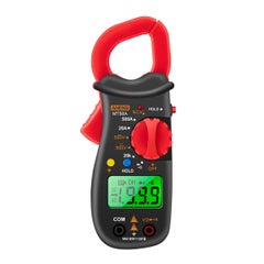 Buy Clamp Meter Multimeter LCD Digital Universal 1999 Counts Auto Handheld DC/AC Voltage Voltmeter 500A AC Current Ammeter Frequency Capacitance Tester Black /Red 18.00X4.50X10.00cm in Saudi Arabia