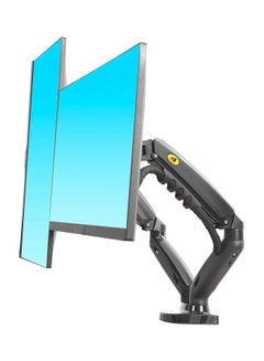 اشتري Dual Monitor Desk Mount Stand Full Motion Swivel Computer Monitor Arm for Two Screens 17-27 Inch with 4.4~19.8lbs Load Capacity for Each Display F160 black في الامارات