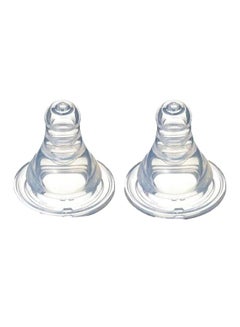 Buy Pack Of 2 Peristaltic Slim Neck Nipple, 0-3m in UAE