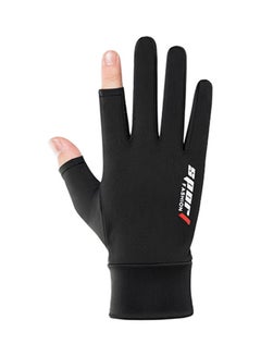 Buy Ice Silk Non-Slip Gloves Breathable Outdoor Sports Driving Riding Touch Screen Gloves Thin Anti-UV Protection 23*23*23cm in UAE