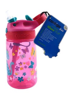 Buy Printed Water Bottle Pink 420ml in Saudi Arabia