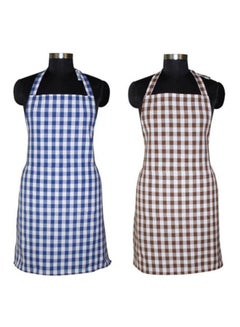 Buy 2-Piece Printed Apron Multicolour Free Size in Egypt