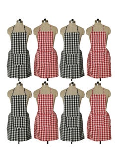 Buy 8-Piece Home Use Apron Set Multicolour in Egypt