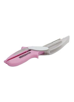 Buy Smart Vegetable Cutter Pink/White in UAE