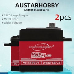 اشتري 2 Piece AX8601 25kg Digital Servo For RC Traxxas HSP Car/Boat/Helicopter/Robot/Airplane 15 X 5 X 8cm في الامارات