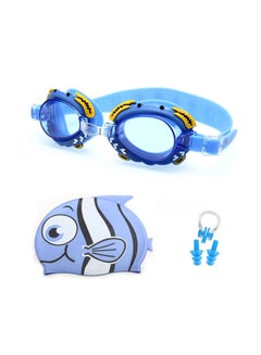 Buy Waterproof Swimming Goggles Set 0.5kg in UAE