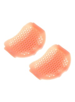 اشتري 1 Pair Silicone Forefoot Pads Soft Breathable Foot Protector Pain Relief Insole Skin Color في مصر