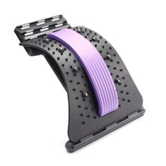 Buy Back Spine Stretcher Black/Purple 40 x 7 x 26cm in Egypt