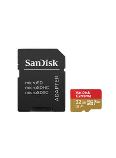 اشتري بطاقة مايكرو SD إكستريم بسعة 32 جيجابايت مع التقاط ونقل وتطبيقات فائقة السرعة 32.0 GB في الامارات