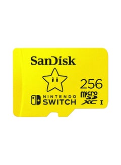 اشتري بطاقة ذاكرة مايكرو SDXC بسرعة فائقة UHS-I لنينتندو سويتش أصفر في الامارات