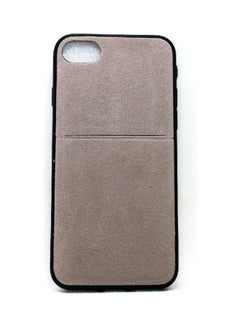 اشتري Back Cover With Pocket For Apple Iphone 7 Shamoa Grey في مصر