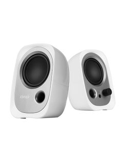 Buy R12U USB Powered Speakers with Easy Connections - Best Design Angle - Convenient Control 3.5mm AUX- Compact Powerful white in Saudi Arabia