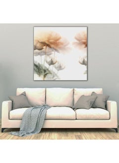 Buy Floral & BotanicalÂ Design Framed Vinyl Tableau Multicolor 120x120cm in Egypt