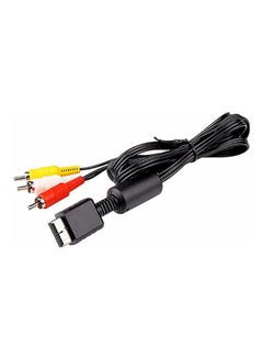 اشتري 6ft AV RCA TV Audio Video Cable Adapter Cord for Sony PlayStation PS 1 2 3 في مصر