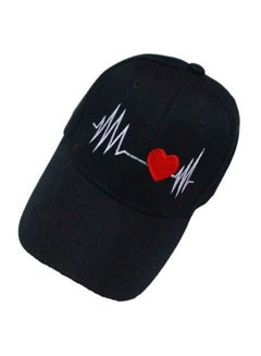 اشتري قبعة بيسبول بطبعة دقات قلب تعود للحياة، قبعة للرجال والنساء أسود في مصر