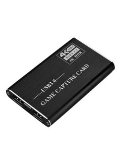 Buy 4K USB3.0 to HDMI Game Streaming Live Stream Broadcast Video Capture Card Dongle Silver Grey in Egypt