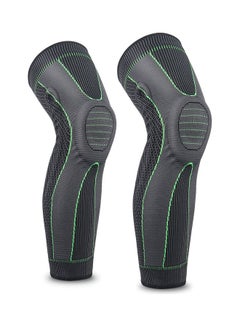 Buy Full Leg Long compression Sleeve 2Pcs L in UAE