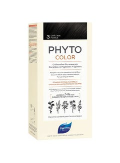 Buy Phytocolor Permanent Color Dark Brown 3 12ml in UAE