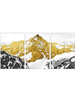 Buy 3-Piece Landscape & Nature Design Framed Vinyl Tableau Multicolor 80x160cm in Egypt